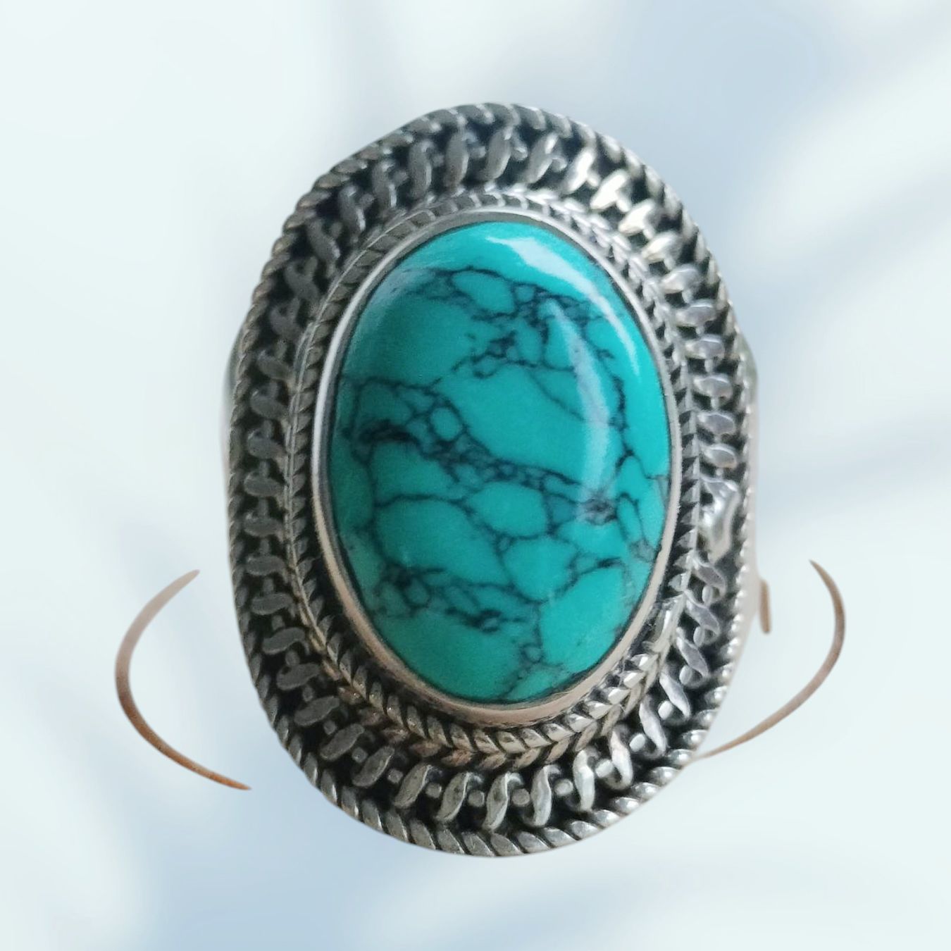Anelli: Türkis 925 Silber Ring – Nuovo (secondo la descrizione) da Schwyz venduto da els_7cys