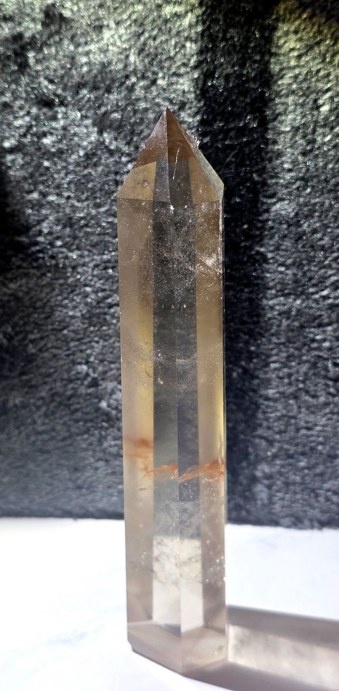 Minerali & Pietre curative: Heller Rauchquarz Obelisk N 235g – Nuovo e nell'imballaggio originale da Matzingen venduto da Shay_Crystalz 1