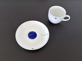 Espressotasse Möbel Pfister 1995 "blue edition" RAR