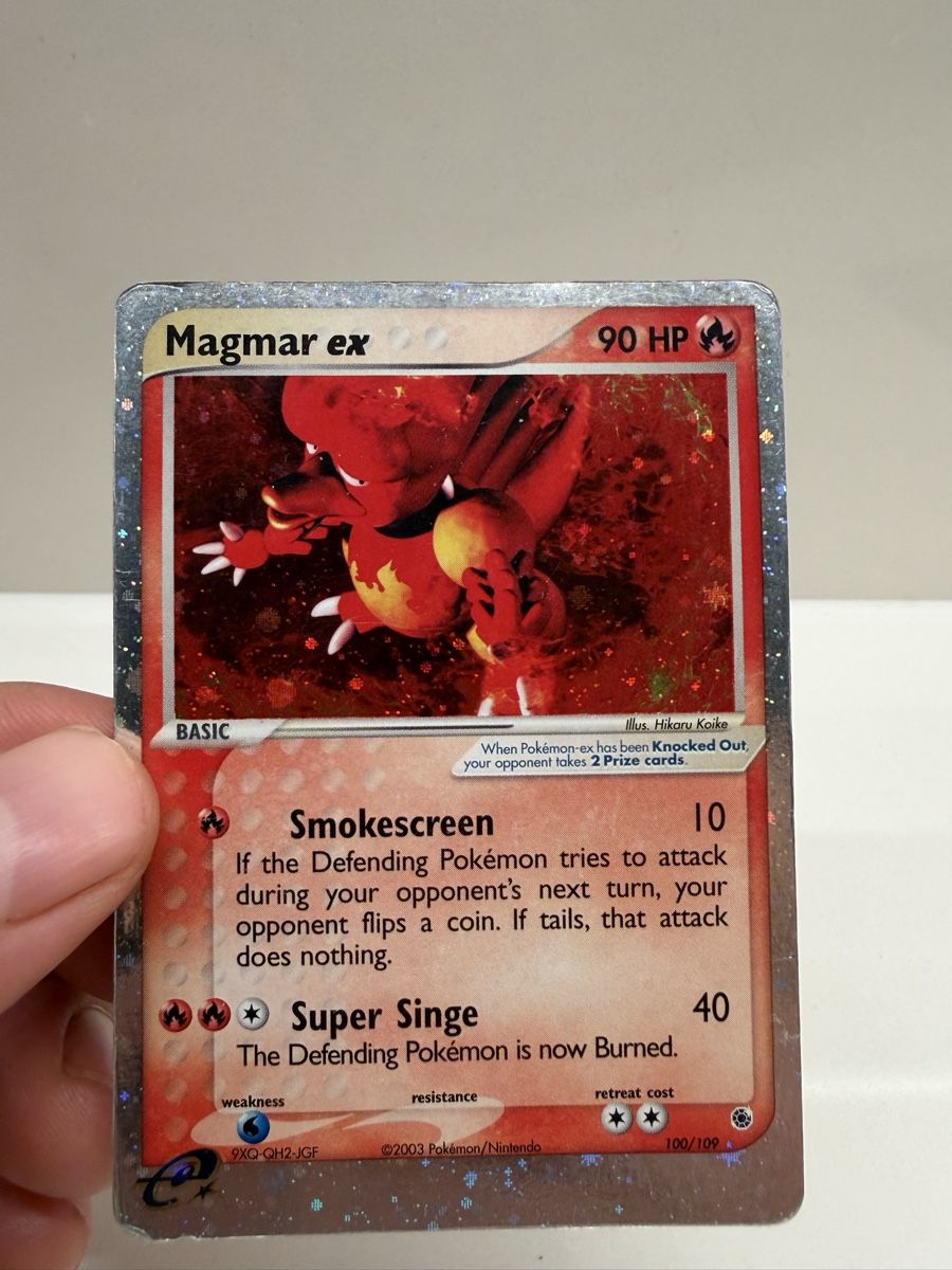 Pokémon Carte collezionabili: Magmar ex Ultra Rare EX Ruby & Sapphire 2003 – Usato da Arlesheim venduto da WungaBunga 2
