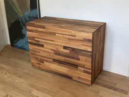 Kommode Massivholz Nussbaum