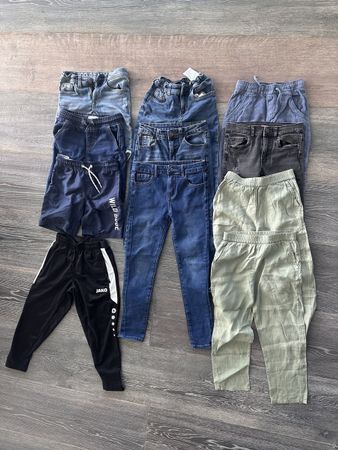 Boys' Pants Bundle - Jeans, Track Pants, Shorts - Size 128/1
