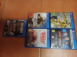PS4 Spiele: Call of Duty, Sniper Elite, FIFA 17, F1 2018