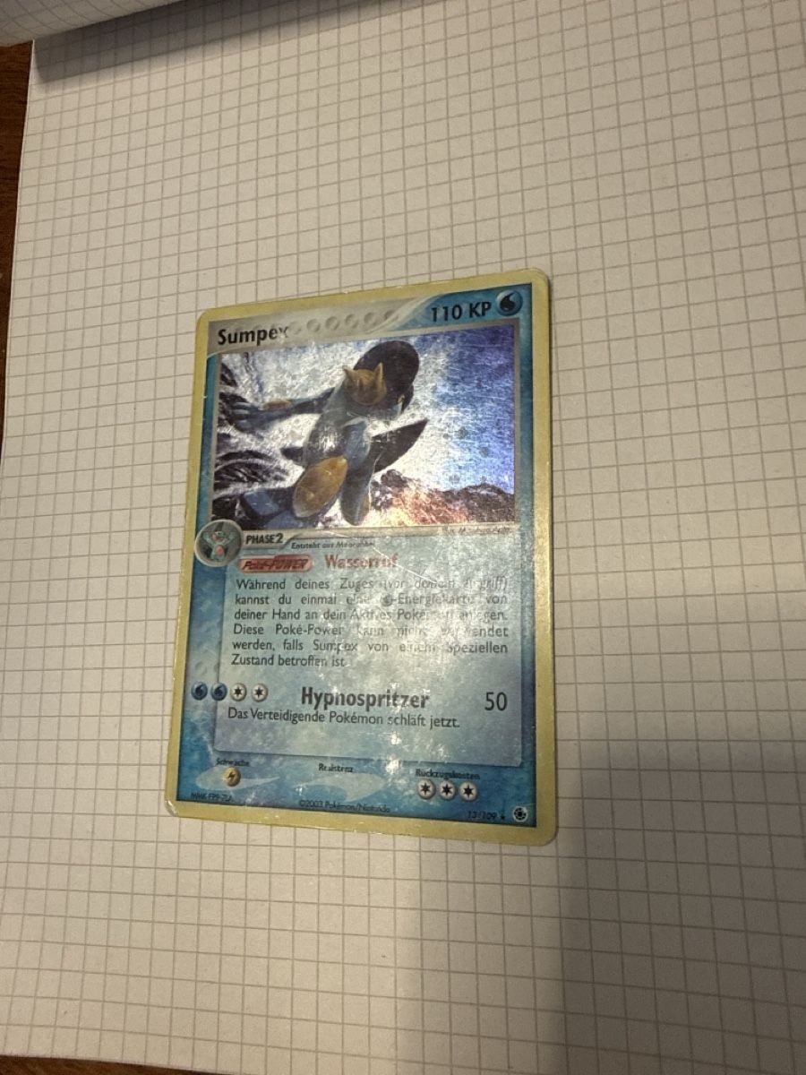 Pokémon Sammelbilder & Trading cards: Swamper / Sumpex 13/109 poor – Gebraucht aus Gudo von ken_dr92 1