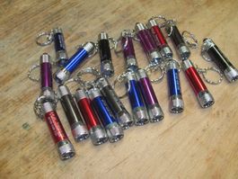 Lot LED Taschenlampe Schlüsselanhänger ungebraucht - LESEN