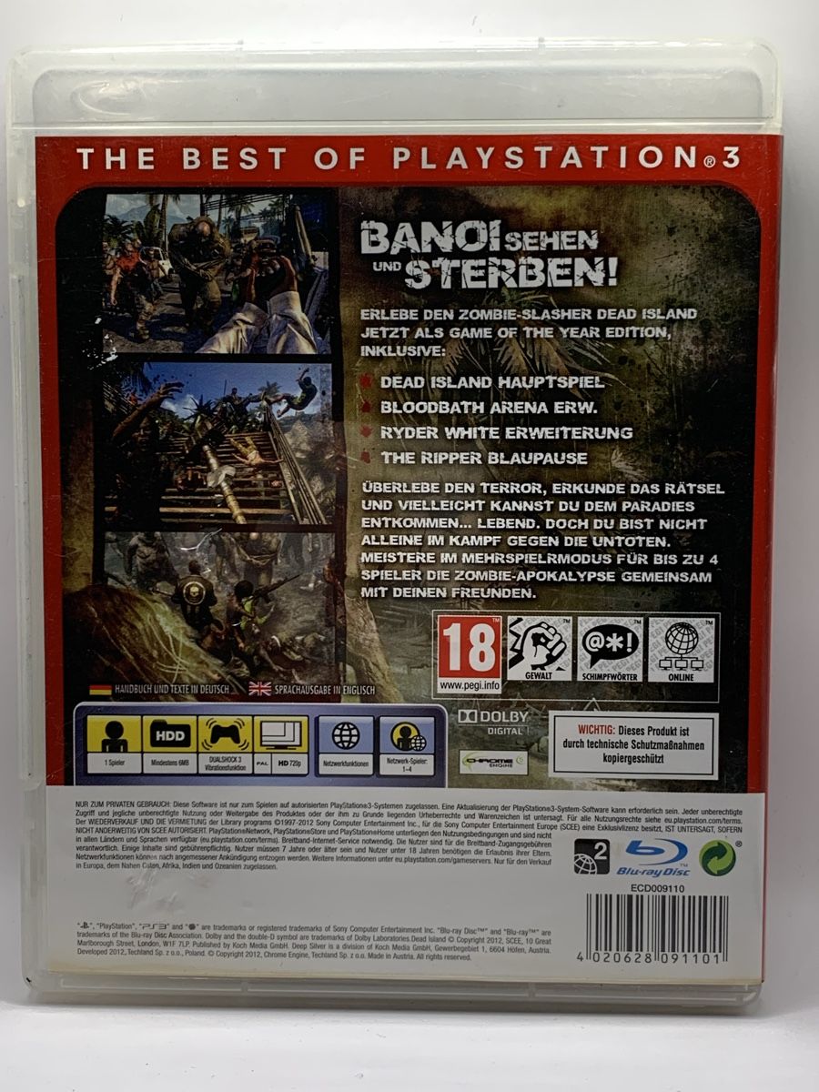 Sony Giochi: Dead Island GOTY - PS3 – Usato da Ostermundigen venduto da RG-Collector 1