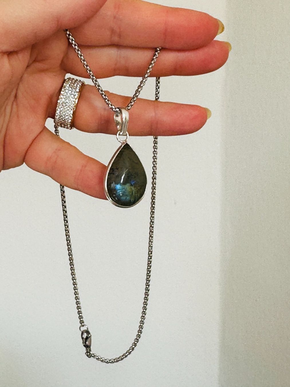 Catenine: Labradorite necklace – Nuovo e nell'imballaggio originale da Genève venduto da AGBERG 5