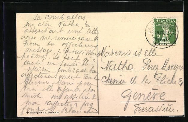 Cartes postales: La Comballaz, Vue Générale et le Mont  – D'occasion à Berlin par bartko-reher 1