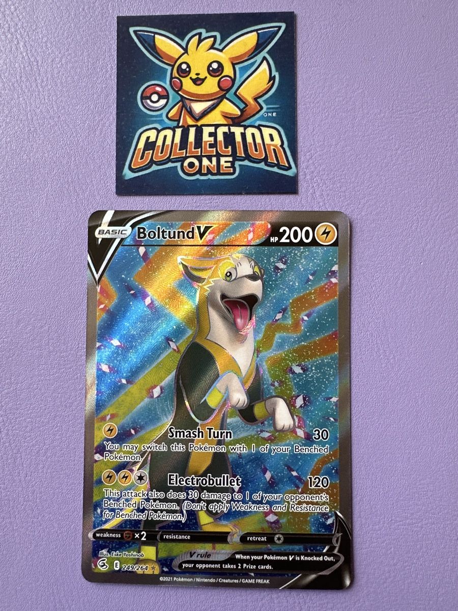 Pokémon Carte collezionabili: Pokemon Boltund V Fullart Rare – Nuovo (secondo la descrizione) da Lommiswil venduto da CollectorOne