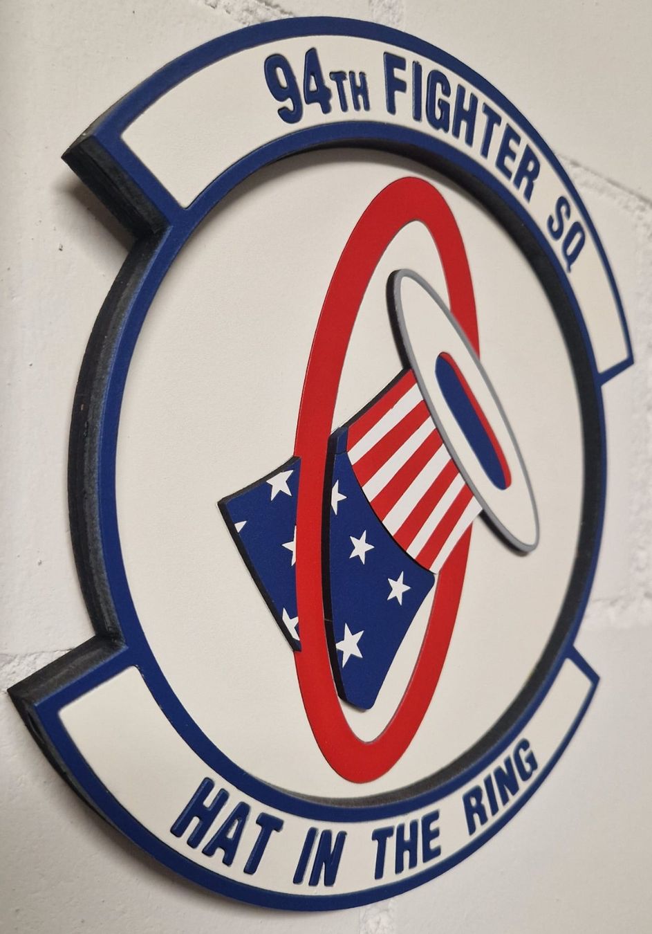 Modellbausätze & Standmodelle: Wappen der 94th Fighter Squadron "Hat in the Ring" USAF – Neu und originalverpackt aus Unterengstringen von BigAir17 1