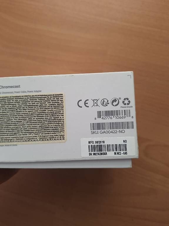 Google Sistemi audio & multimediali: Google Chromecast 3. Generation (August 2018) – Usato da Reinach AG venduto da Claudi_89 1