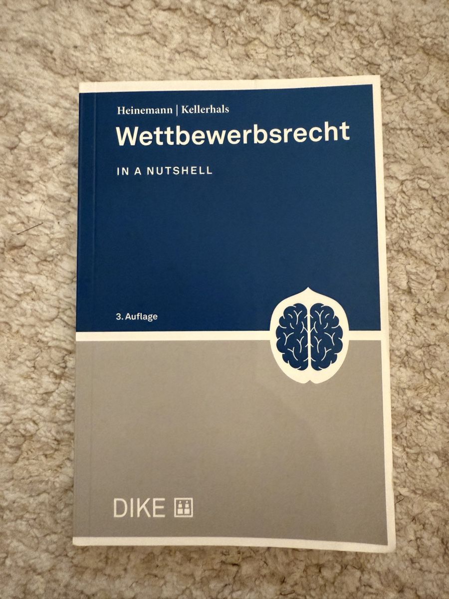 Bücher: Wettbewerbsrecht in a Nutshell 3. Auflage – Neu (gemäss Beschreibung) aus Winterthur von fij_f65r