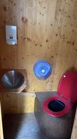 Mobiles Kompost-WC aus Holz (inkl. Pissoir)