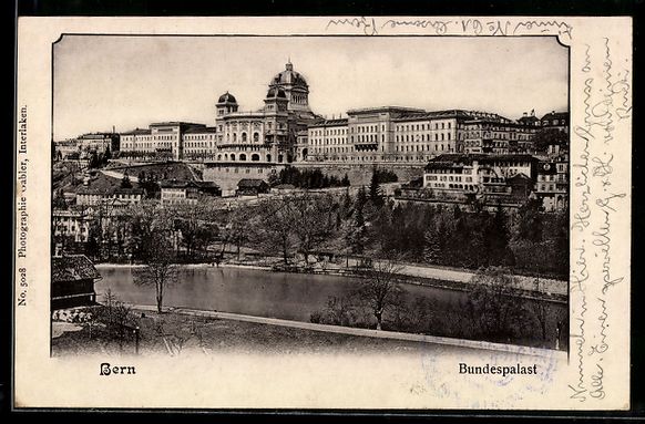 Cartoline postali: AK Bern, Bundespalast – Usato da Berlin venduto da bartko-reher