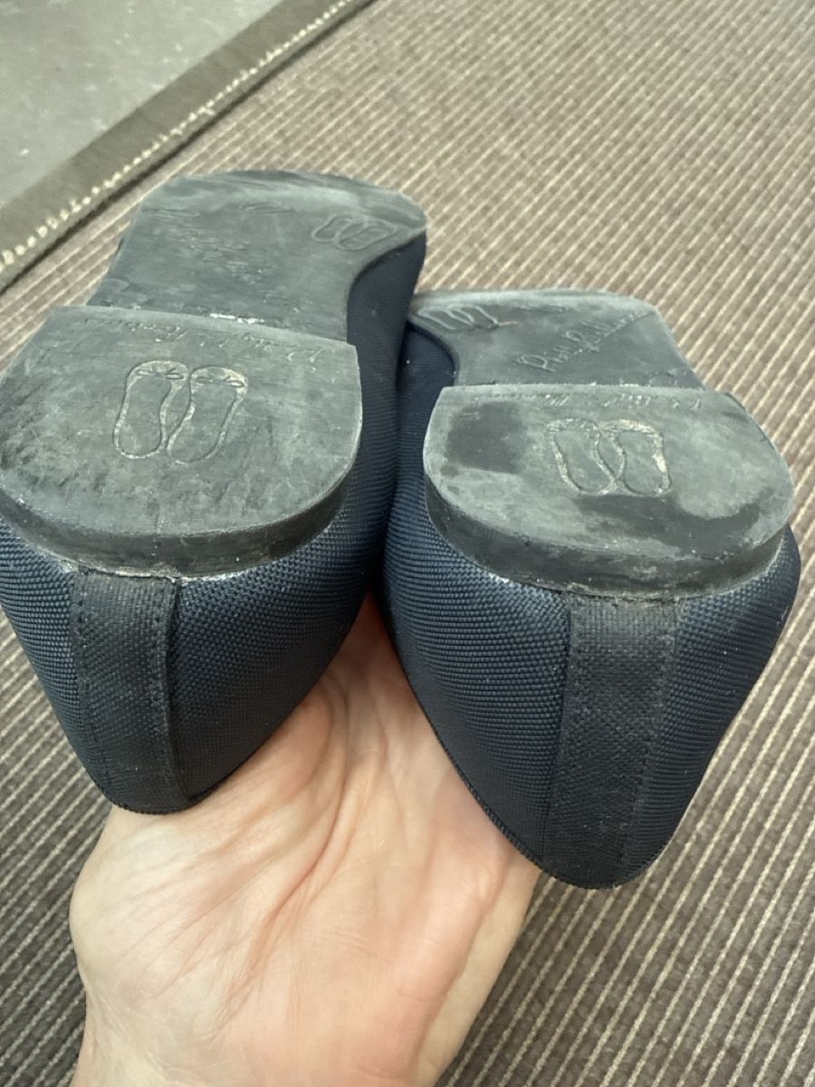 Scarpe da donna: Pretty ballerina gr 38, blau textil – Usato da Männedorf venduto da ika1000 2