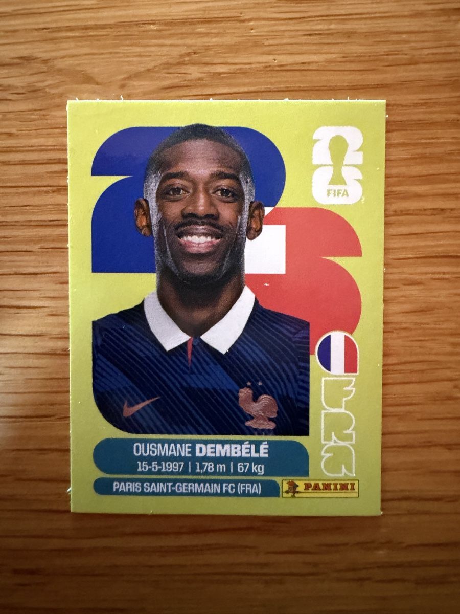 Panini Carte collezionabili: PANINI WM 2026 Ousmane Dembélé – Nuovo (secondo la descrizione) da Ulisbach venduto da PET-030
