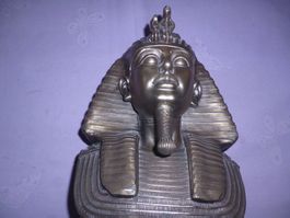 Pharao Büste, schöne Deko-Büste aus Bronze, !(4.2 KG)