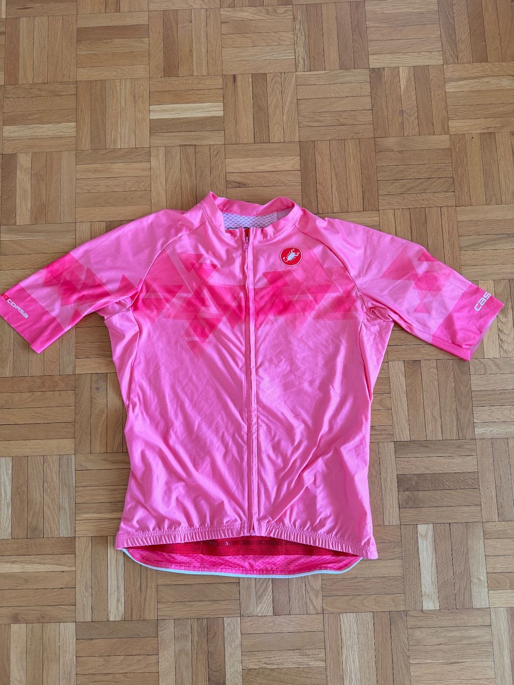 Castelli Canottiere & Pantaloni: Castelli rosso corsa jersey - pink – Usato da Zürich venduto da bias__b