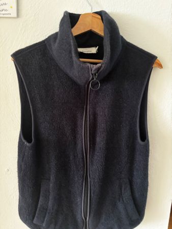 Wollfleece Weste Regular aus reiner Merinowolle