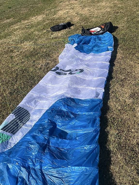 Ozone Aquilone: Ozone Mach1 18m2 Foil Kite Mattenkite – Nuovo (secondo la descrizione) da Brugg AG venduto da Freeheeler02 1