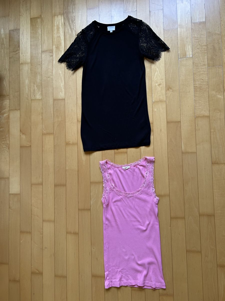 Esprit Top: Mit Spitze: 2 verschiedene Tops ESPRIT, Grösse S – Nuovo (secondo la descrizione) da Diessenhofen venduto da Bmaurice