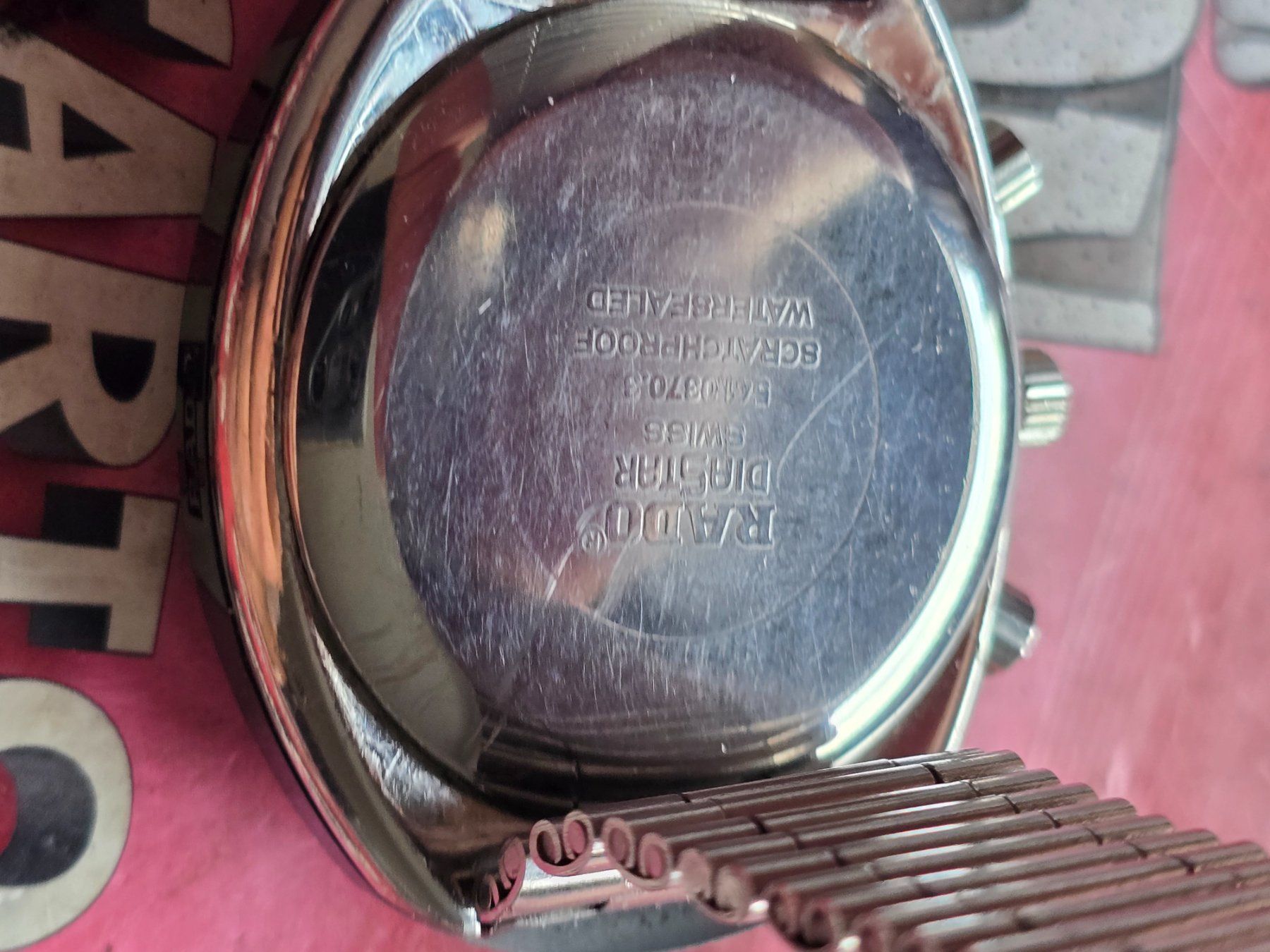 Rado Orologi: 704 Rado Diastar Date Chronograph Wunderschoen – Usato da Muri AG venduto da Corredor 7