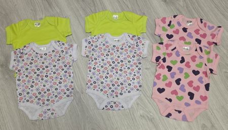 NEUF 💞 6X Bodys💞 Gr: 56/62