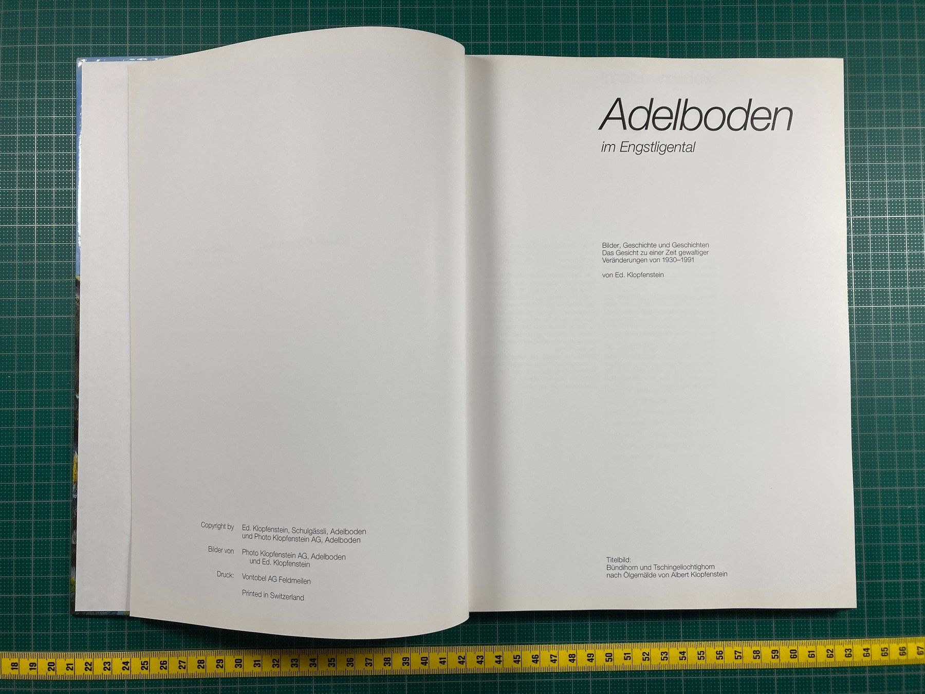 Libri: Ed. Klopfenstein: Adelboden, Berner Oberland – Usato da Lenzburg venduto da fh1 1