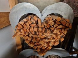 Mettalherz als Holzlager