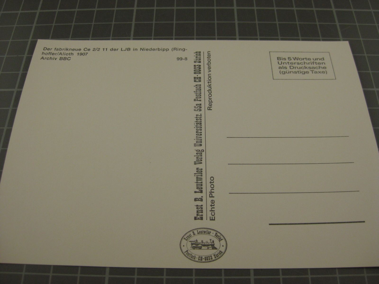 Cartoline postali: AK Niederbipp mit Zug  – Nuovo (secondo la descrizione) da Malters venduto da Marosko 1