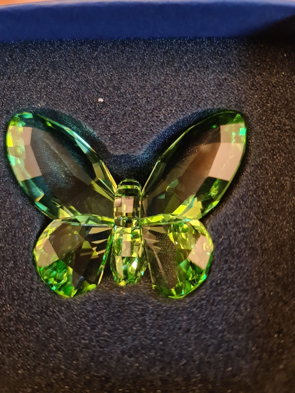 Figurines: Swarovski Figur Schmetterling Peridot Originalverpackt – D'occasion à henau par Rockj