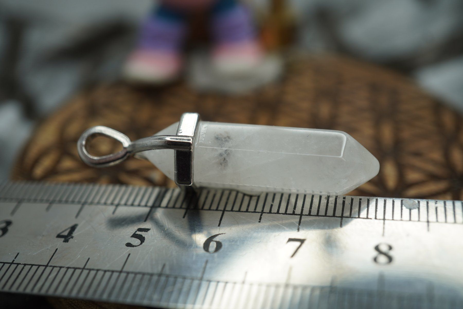 Anhänger: Bergkristall  Doppelender Anhänger     Ab 1.- – Neu und originalverpackt aus Eschenbach SG von topstone 1