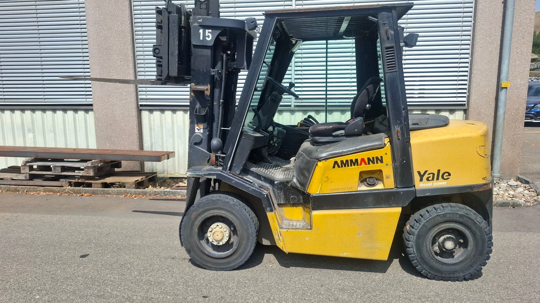 Diesel Carrelli elevatori e a forche: Gabelstapler Yale GDP 3.5T – Usato da Lütisburg venduto da erle1 1