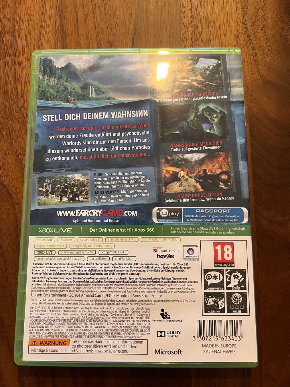 Microsoft Giochi: Far Cry 3 Xbox 360 – Usato da Dübendorf venduto da CellarSeller 1