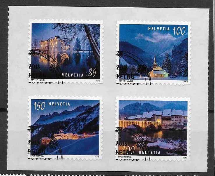 Tutti i francobolli: M1707 - Noel 2018 1er jour – Usato da Trélex venduto da Phil_Albert