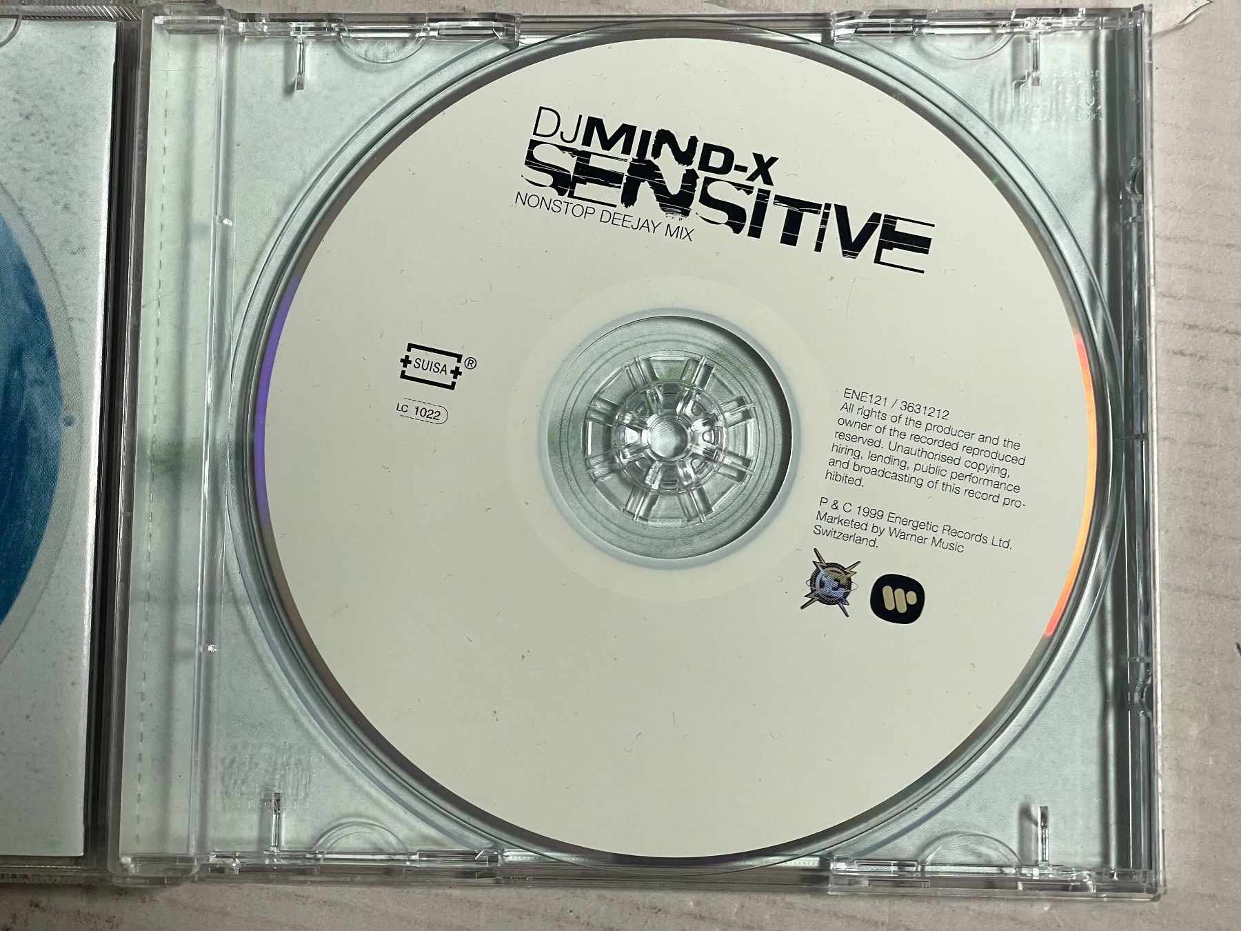 CD: DJ Mind-X - Sensitive CD - Trance Electronic - Top RAR – Usato da Muri b. Bern venduto da AdidasCollector 2