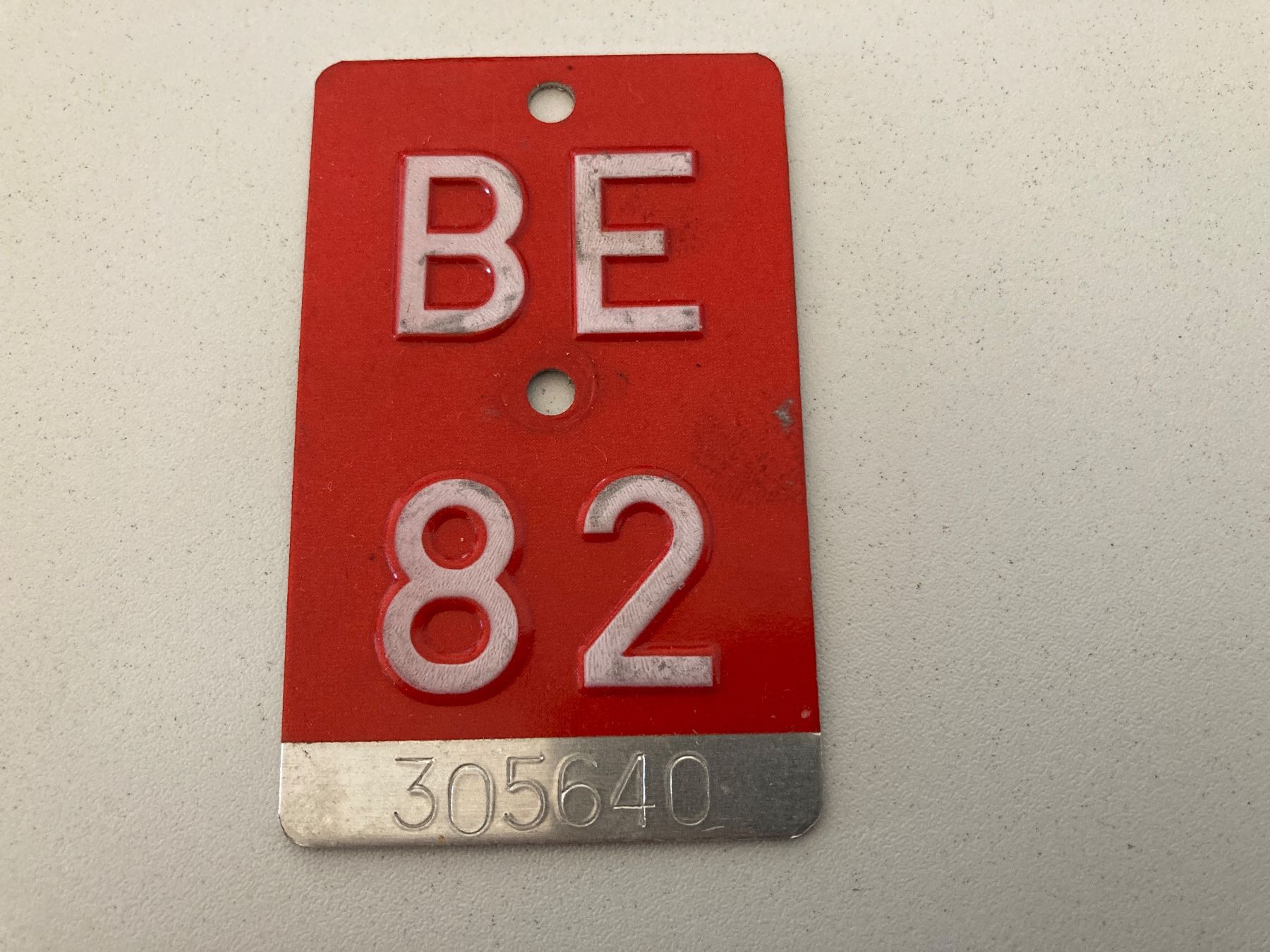 Ecriteaux: Velonummer Velo Nummer BE 82 – D'occasion à Aarwangen par to-hirschi