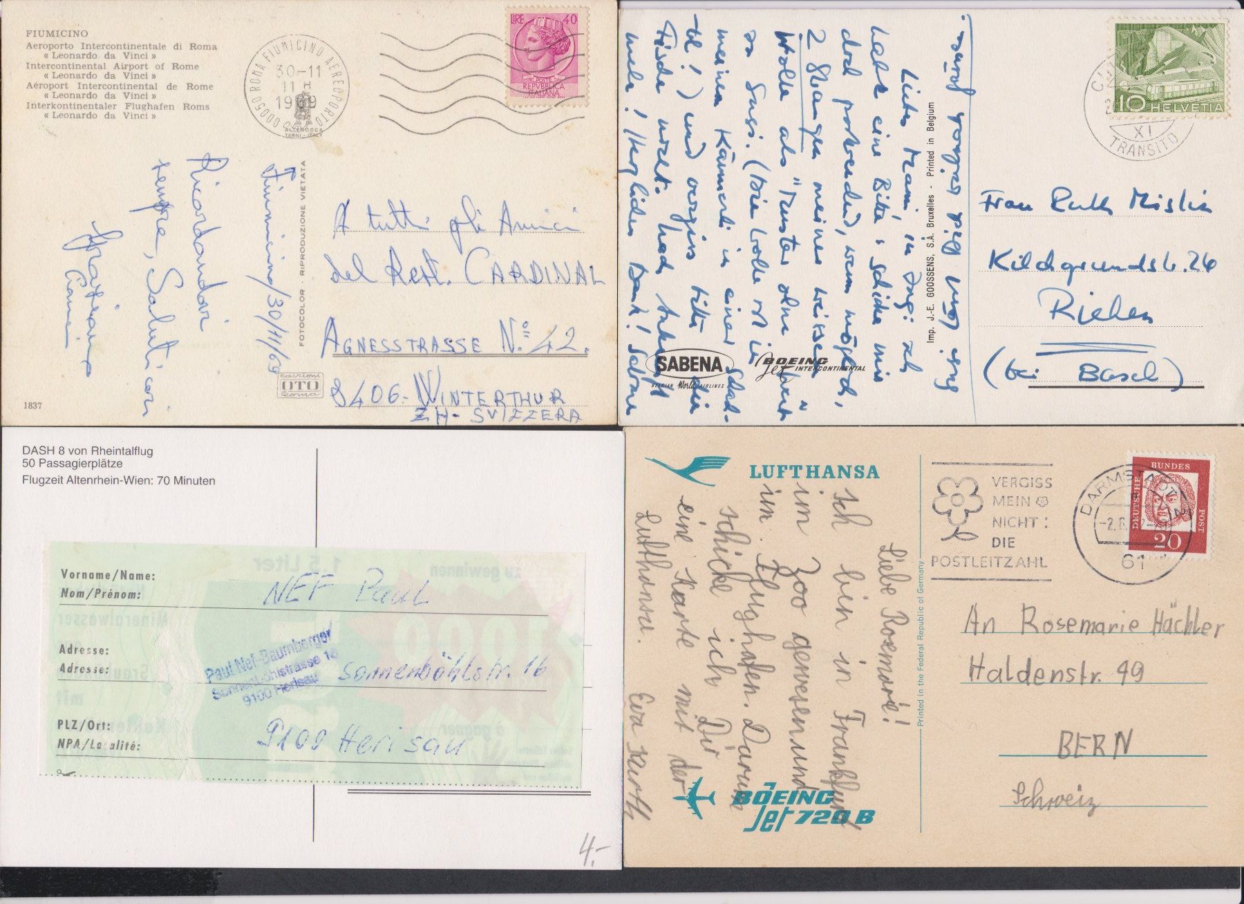 Cartoline postali: Flugzeuge   -   15 ältere Ansichtskarten – Usato da Vitznau venduto da Ropaku 5