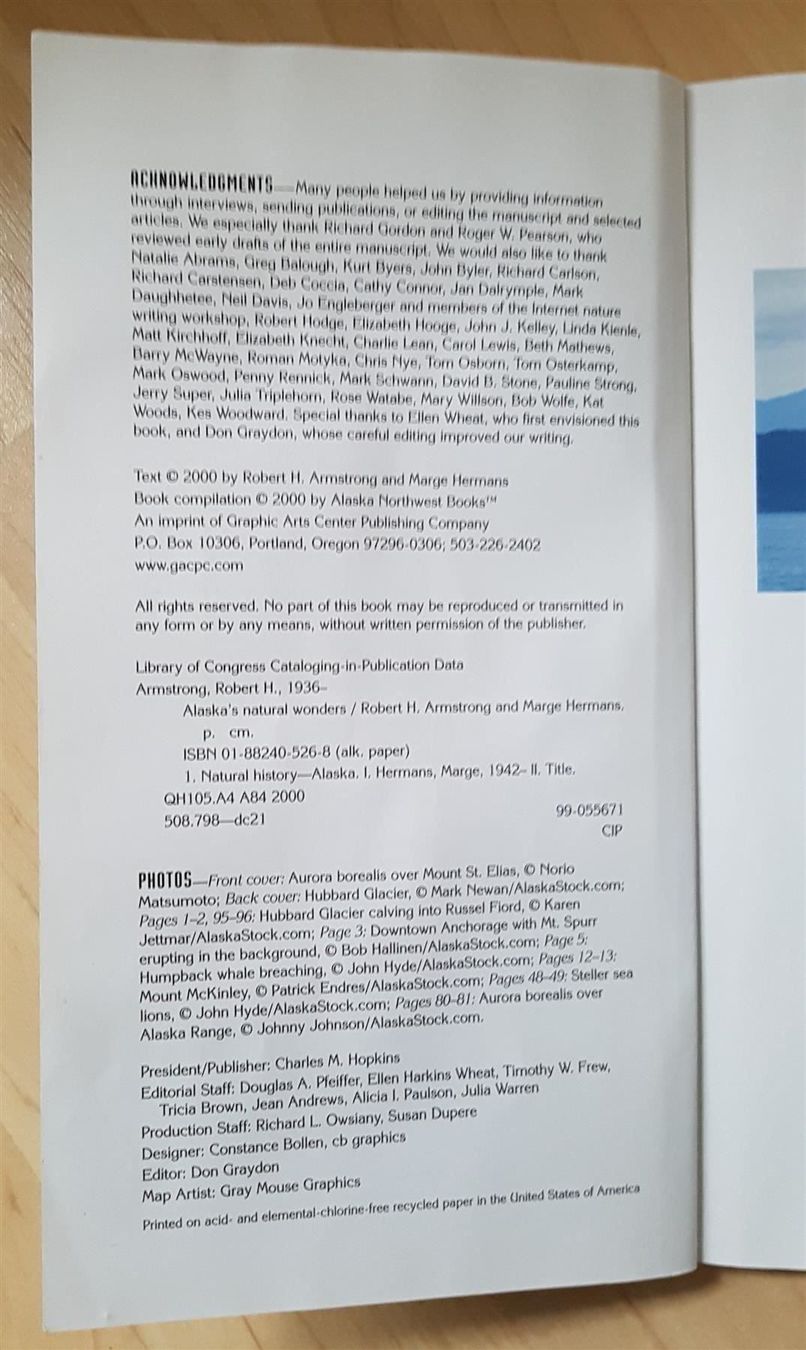 Cartine & Atlanti: ALASKA'S NATURAL WONDERS – Usato da Jona venduto da Zauberstatt 1
