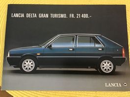 Lancia Delta Gran Turismo Verkaufsflyer ca. 1988
