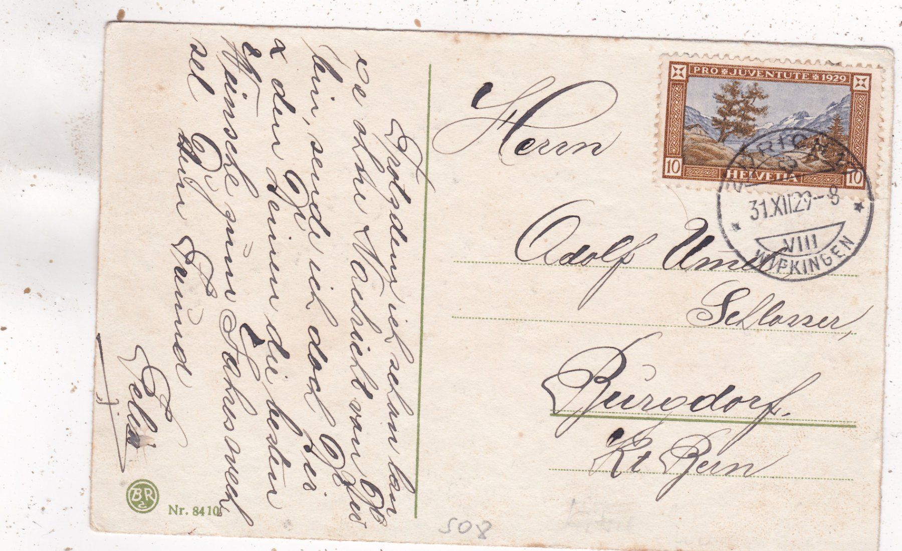 Cartes postales: Kitsch Auto Kinder Neujahr 1929 – D'occasion à Herisau par Lisegrat2008 1