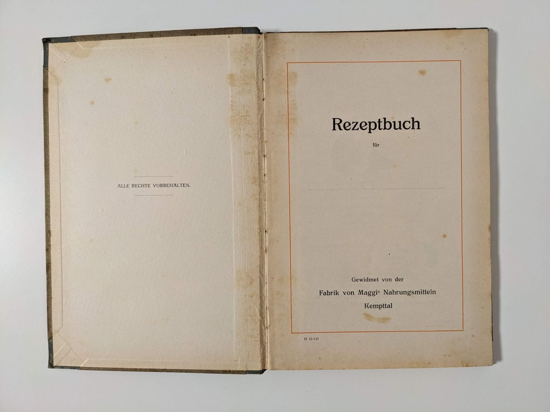 Libri: MAGGI Rezeptbuch, antik – Usato da Zürich venduto da Good_old_days 1
