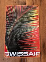 Schönes Swissair Schild South America Launch 20x30  CM neu!