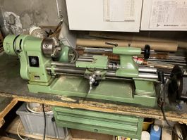 Schweizer Lesto Cintra Feinmechaniker-Drehbank mit Rüetschi