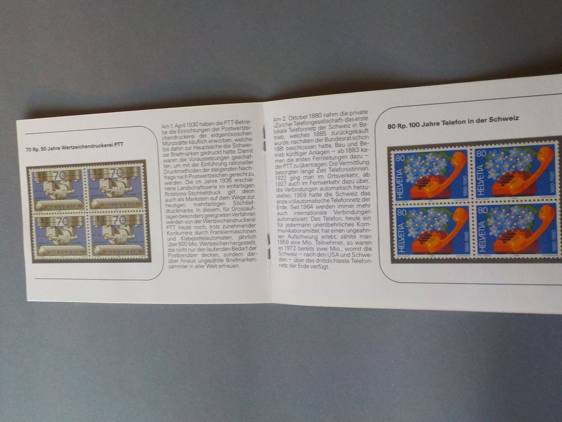 Alle Briefmarken: 1980, PTT Souvenir – Neu (gemäss Beschreibung) aus Muri b. Bern von Ricardoverkauf 2