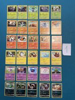 Pokemon Sammelkarten, Set mit 30 Stk. von 2019, EN + DE