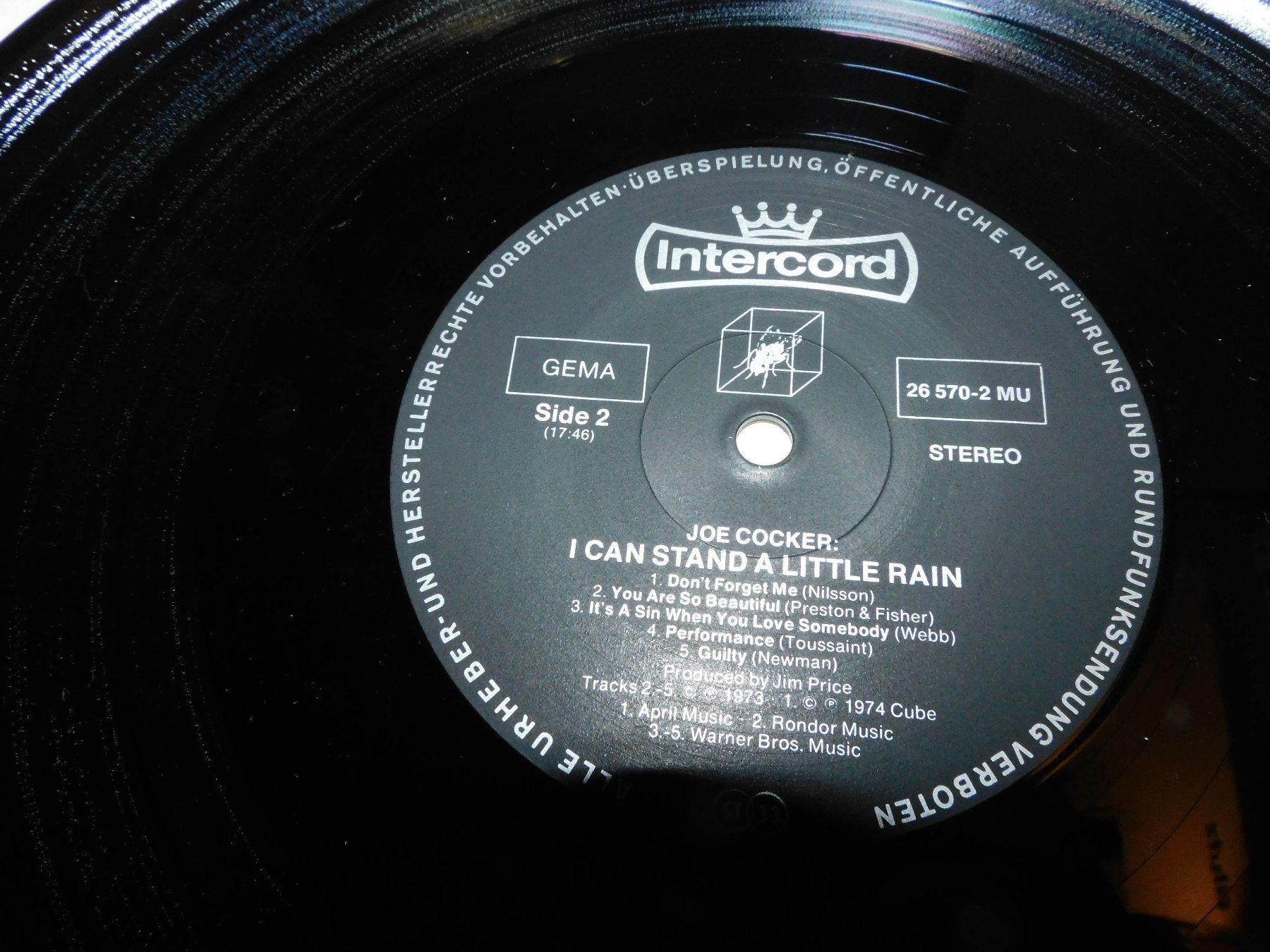 Schallplatten: Lp - Joe Cocker - Schallplatte 1974 – Gebraucht aus Sursee von 76 4