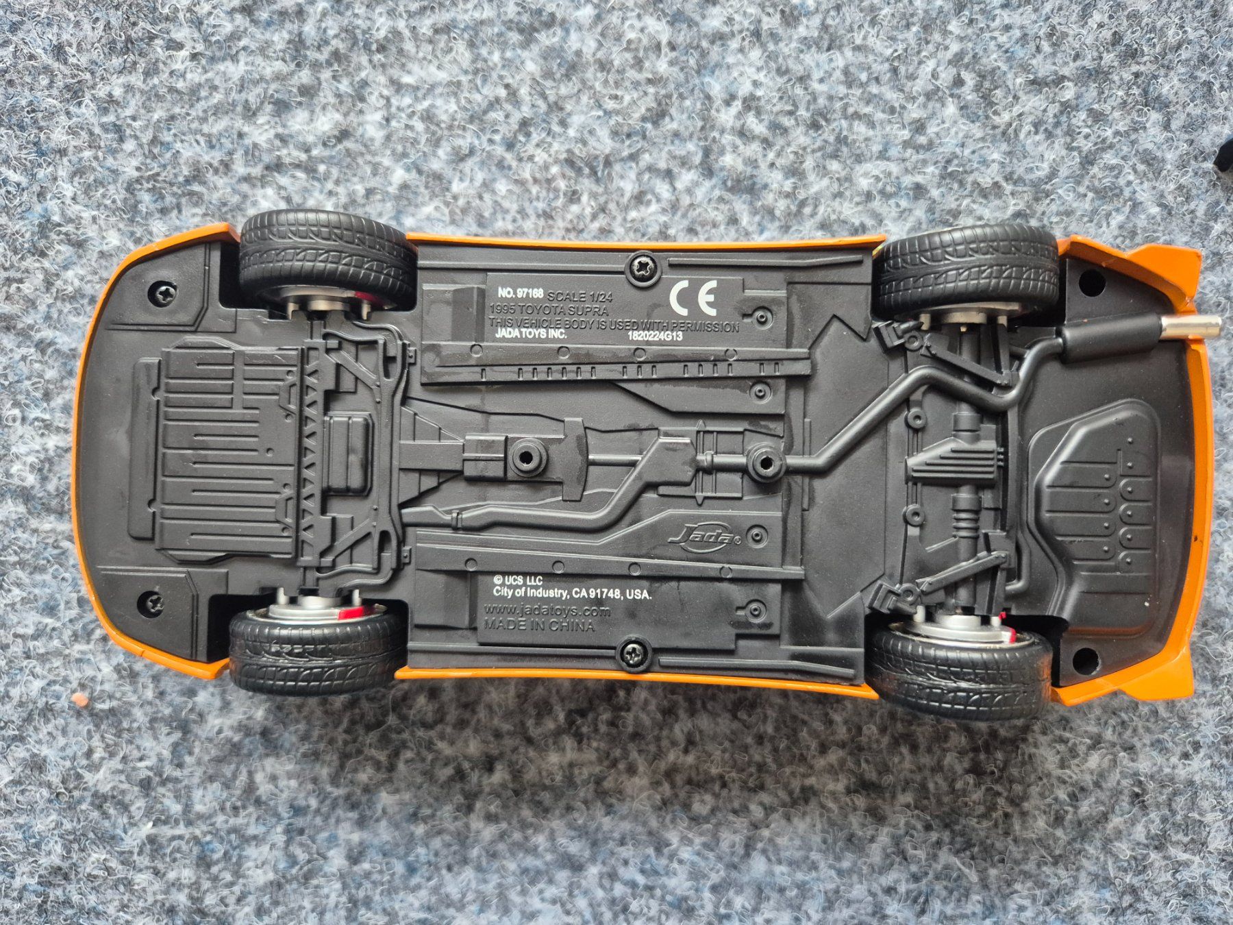 Toyota Modellini d'auto: Toyota Supra Modellauto Orange – Usato da Domat Ems venduto da tchnesa 3