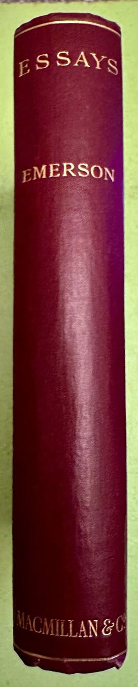 Libri: Ralph Waldo Emerson: Essays. 1929 – Usato da Zürich venduto da allp 1