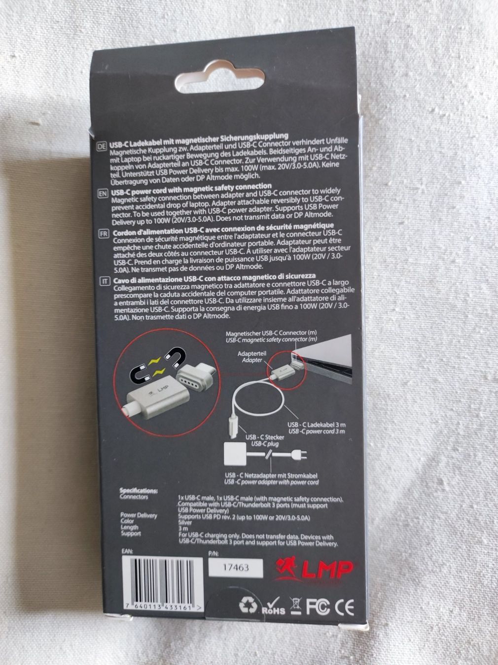Cavi: LMP Magnetic Safety Charging cable 3m – Nuovo e nell'imballaggio originale da Cernier venduto da HANDRES07 1